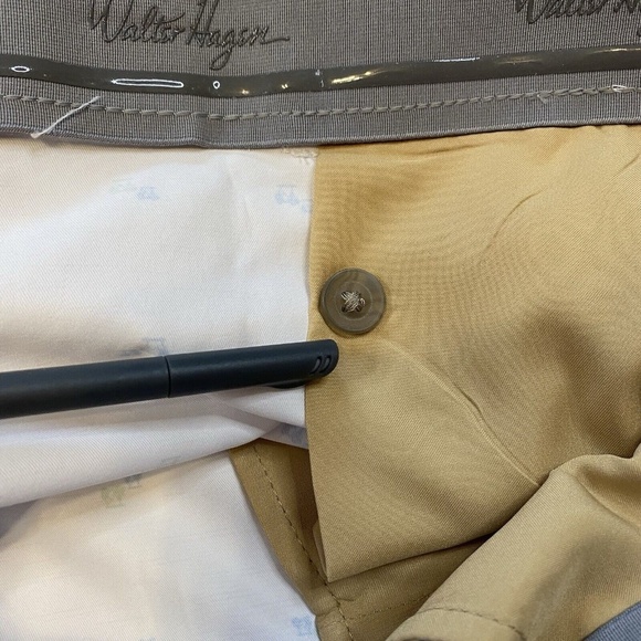 Walter Hagen Perfect 11 Shorts Size 40 White Mini Golf Cart Print 10" Inseam NWT - Picture 14 of 16